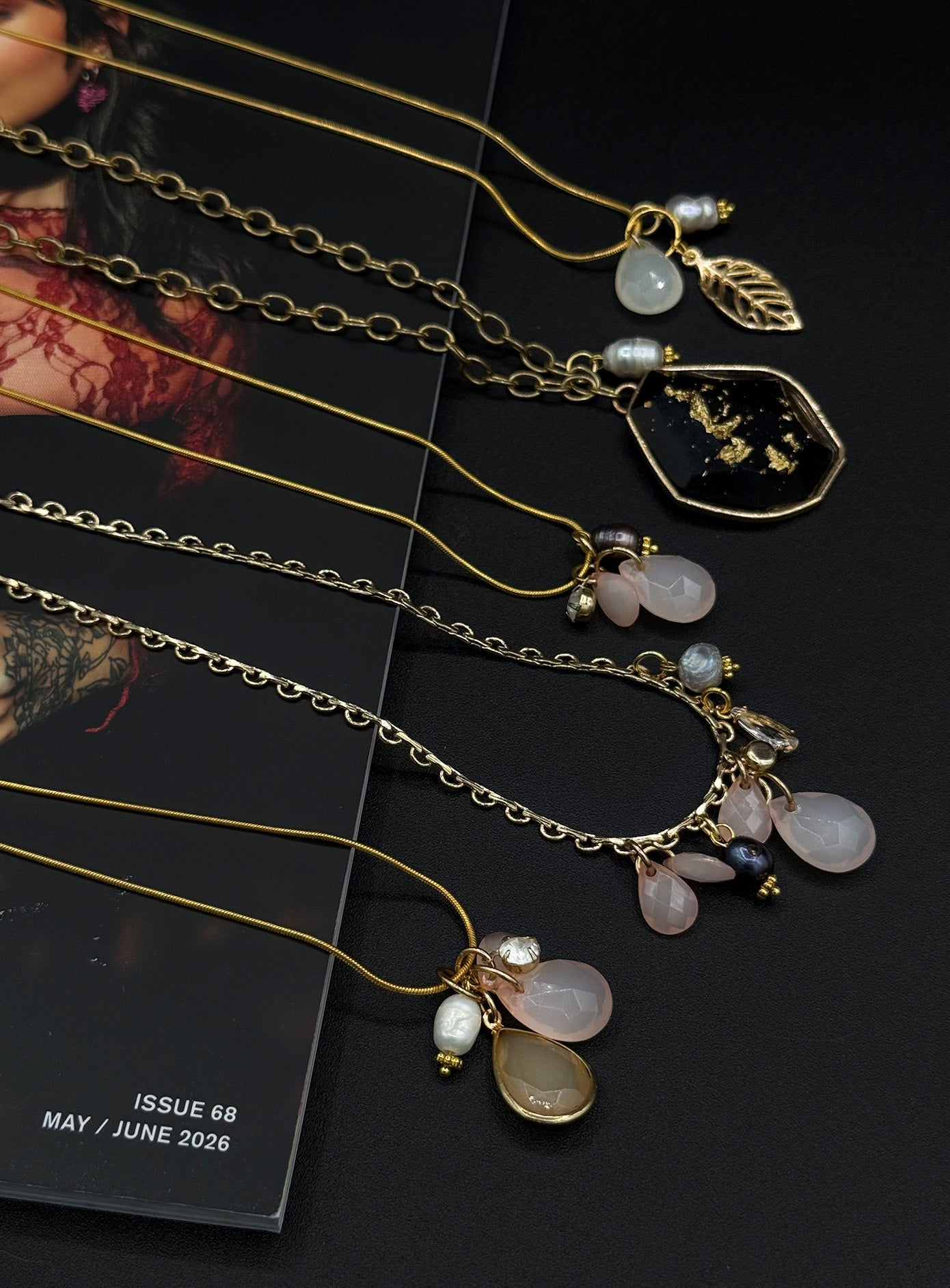 Alternative bridal jewelry, necklaces and earrings all handmade