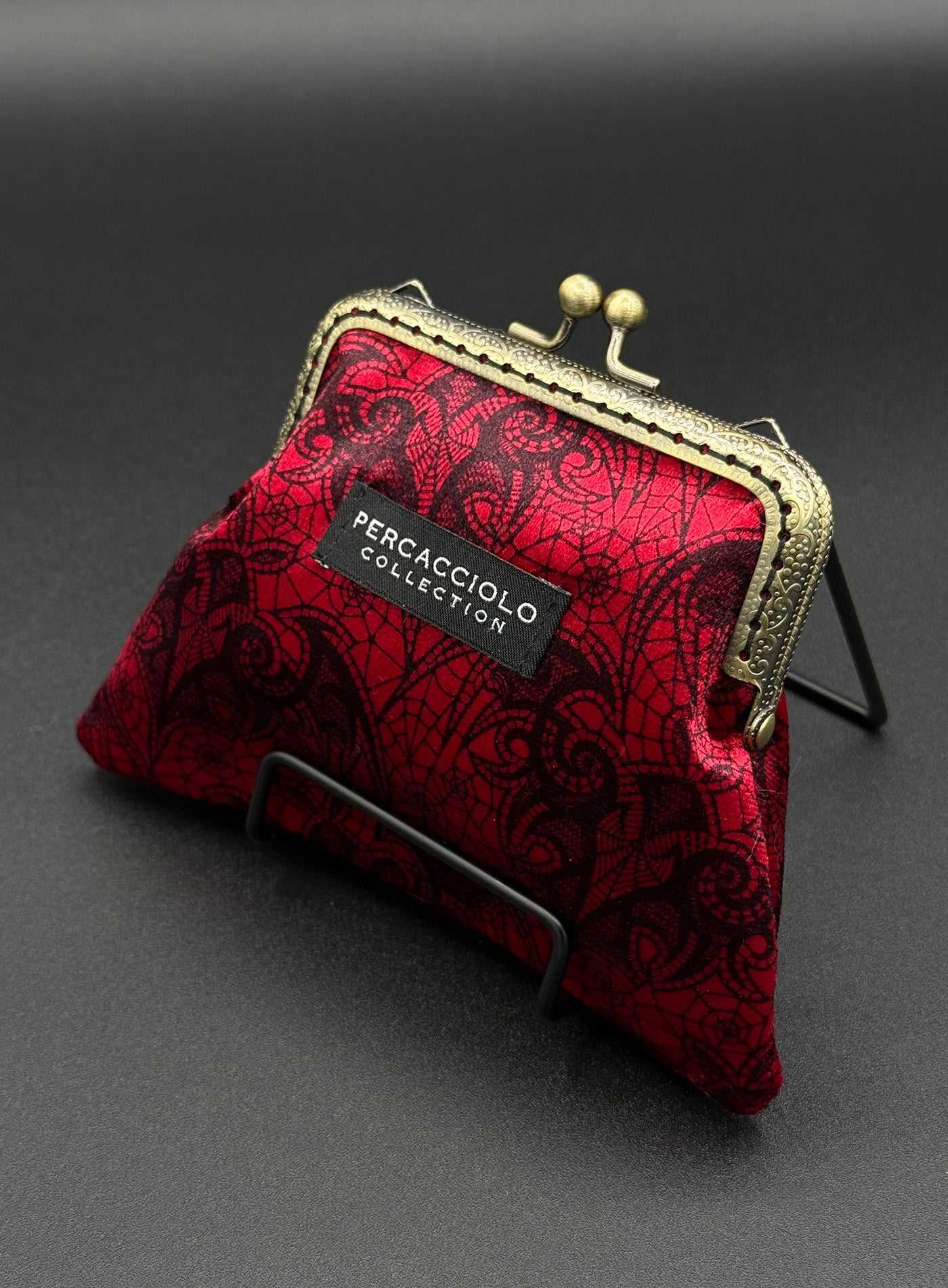 Velvet Bats Coin Purse Percacciolo Collection