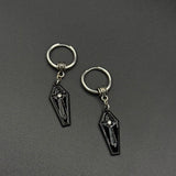 Coffin Hoop Earrings