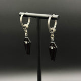 Coffin Hoop Earrings