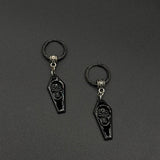 Coffin Hoop Earrings