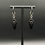 Coffin Hoop Earrings