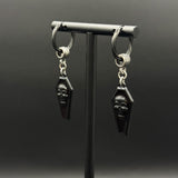 Coffin Hoop Earrings
