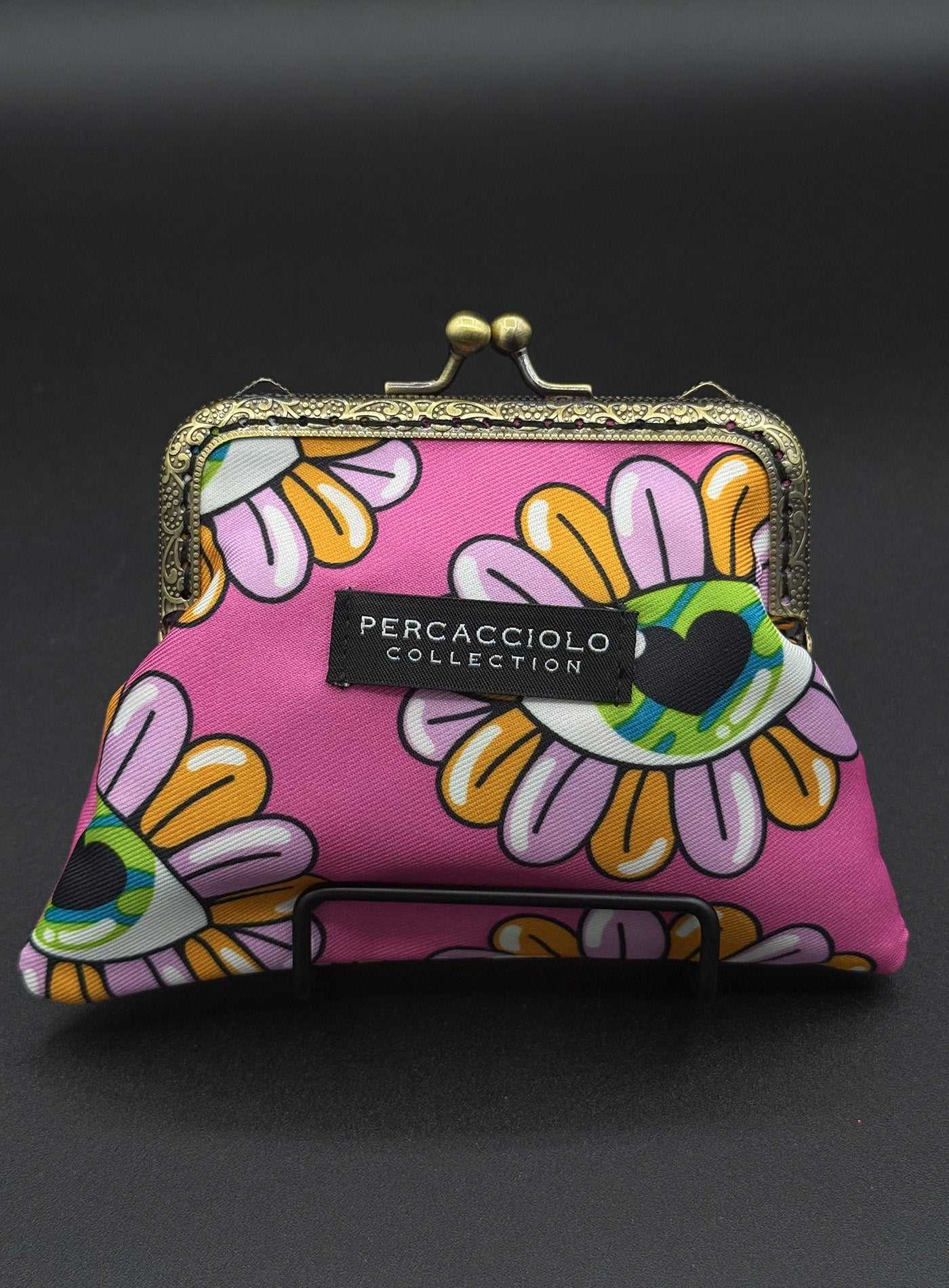 Floral Eye Coin Purse Percacciolo Collection