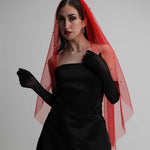 Lydia Beaded Fingertip Veil Percacciolo Collection