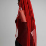 Lydia Beaded Fingertip Veil Percacciolo Collection