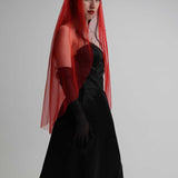 Lydia Beaded Fingertip Veil Percacciolo Collection