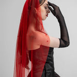 Lydia Beaded Fingertip Veil Percacciolo Collection