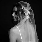 Ophelia Beaded Cap Veil Percacciolo Collection
