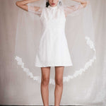 Ophelia Beaded Cap Veil Percacciolo Collection