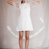 Ophelia Beaded Cap Veil Percacciolo Collection