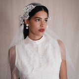 Ophelia Beaded Cap Veil Percacciolo Collection