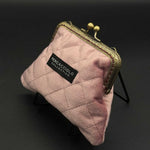 Quilted Dusty Rose Coin Purse Percacciolo Collection