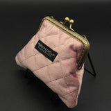 Quilted Dusty Rose Coin Purse Percacciolo Collection