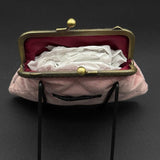 Quilted Dusty Rose Coin Purse Percacciolo Collection