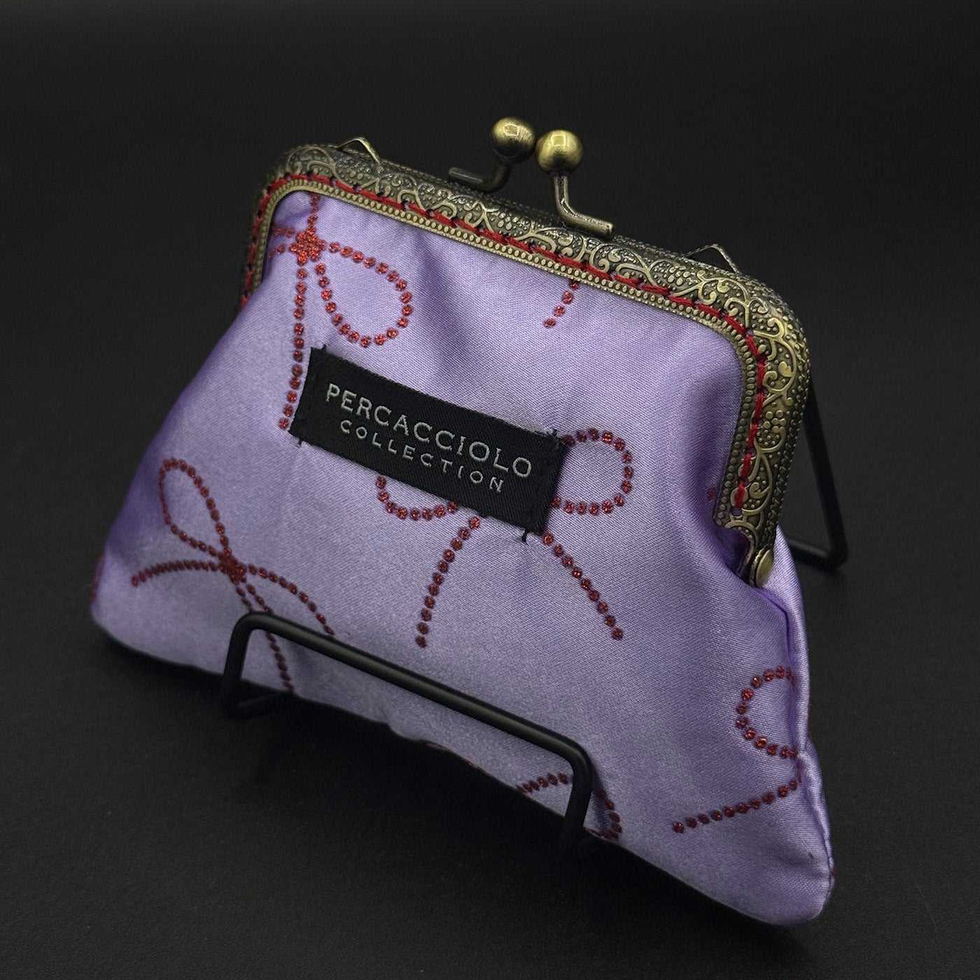 Red Bow Coin Purse Percacciolo Collection