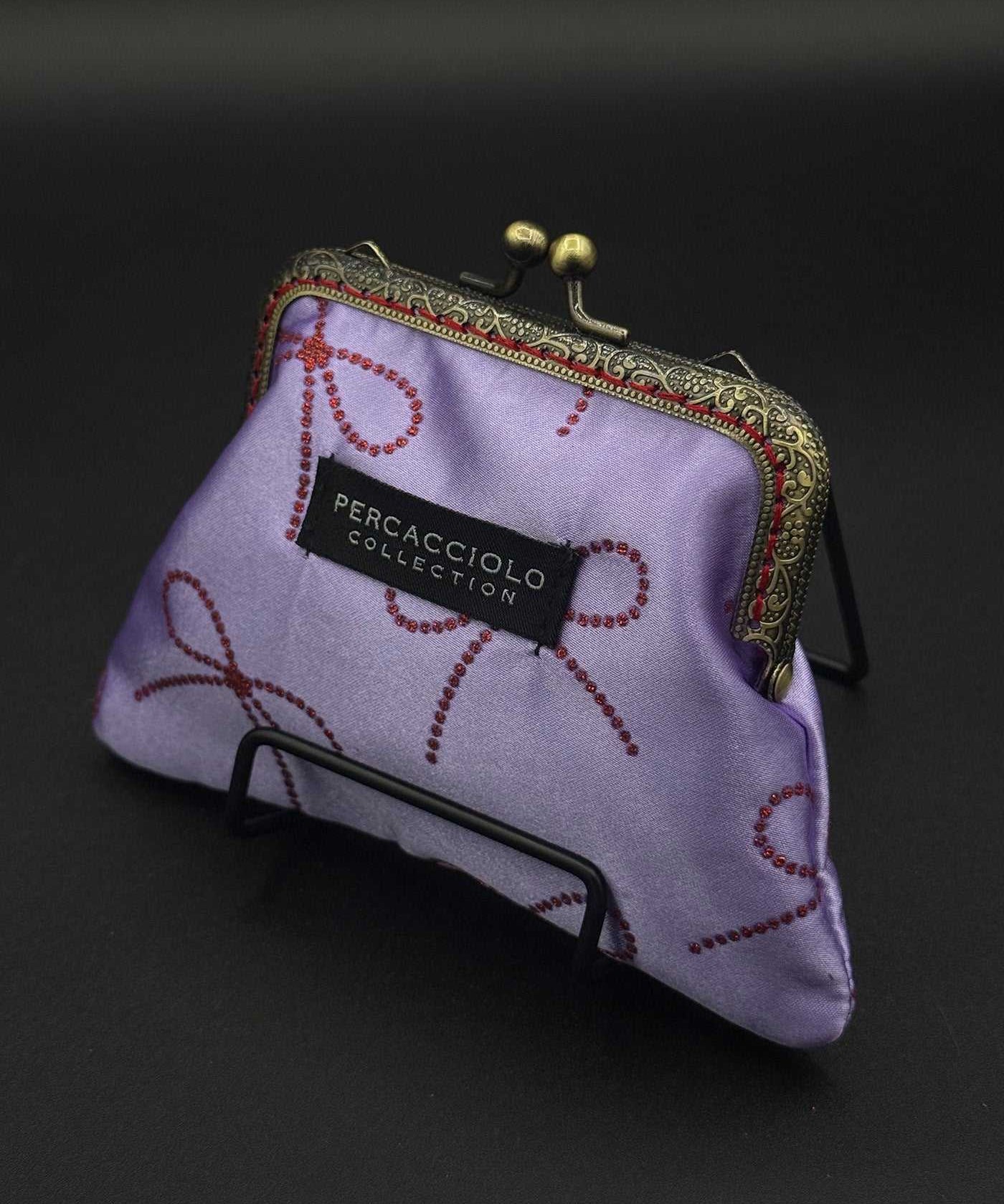 Red Bow Coin Purse Percacciolo Collection