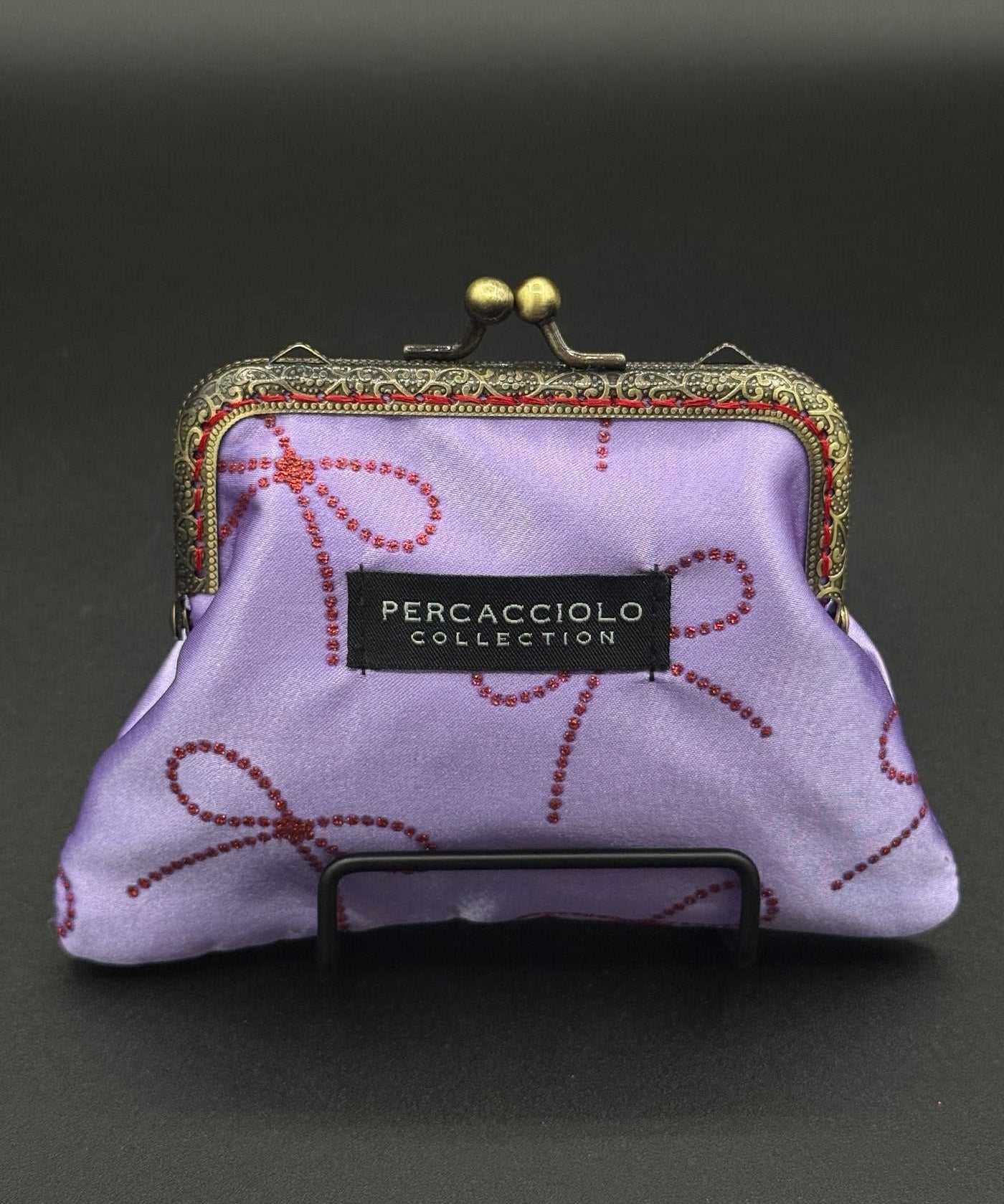 Red Bow Coin Purse Percacciolo Collection