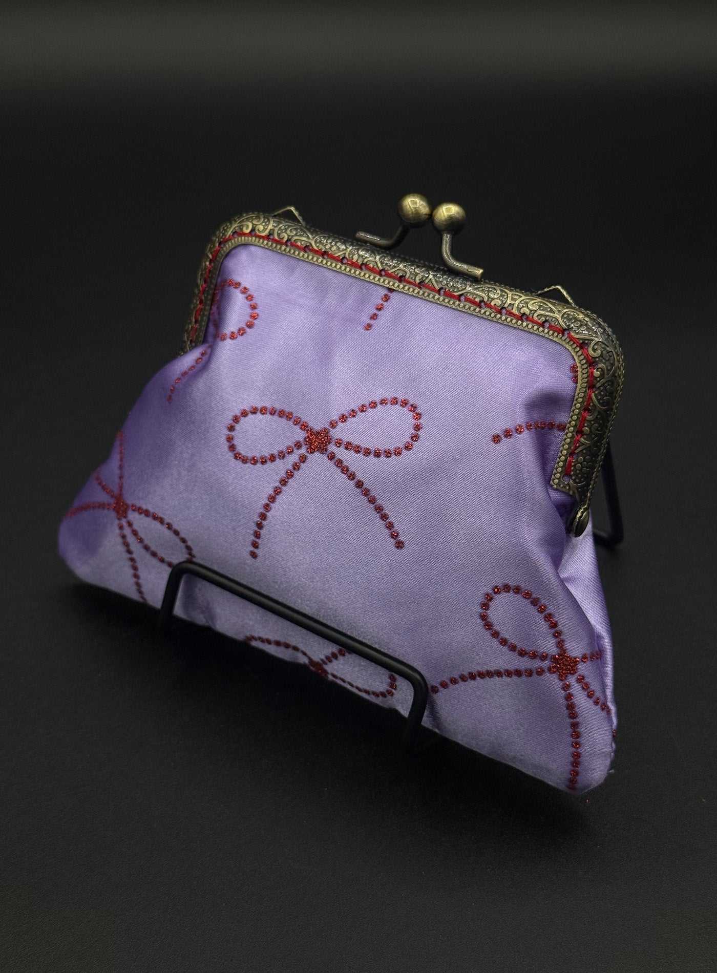 Red Bow Coin Purse Percacciolo Collection