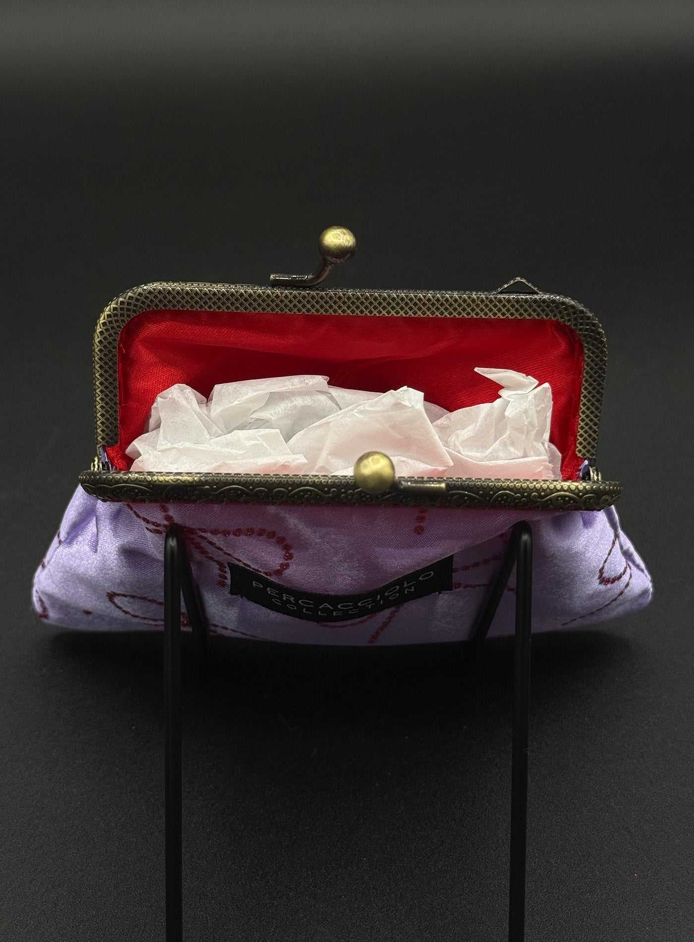 Red Bow Coin Purse Percacciolo Collection