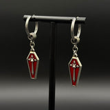 Coffin Hoop Earrings