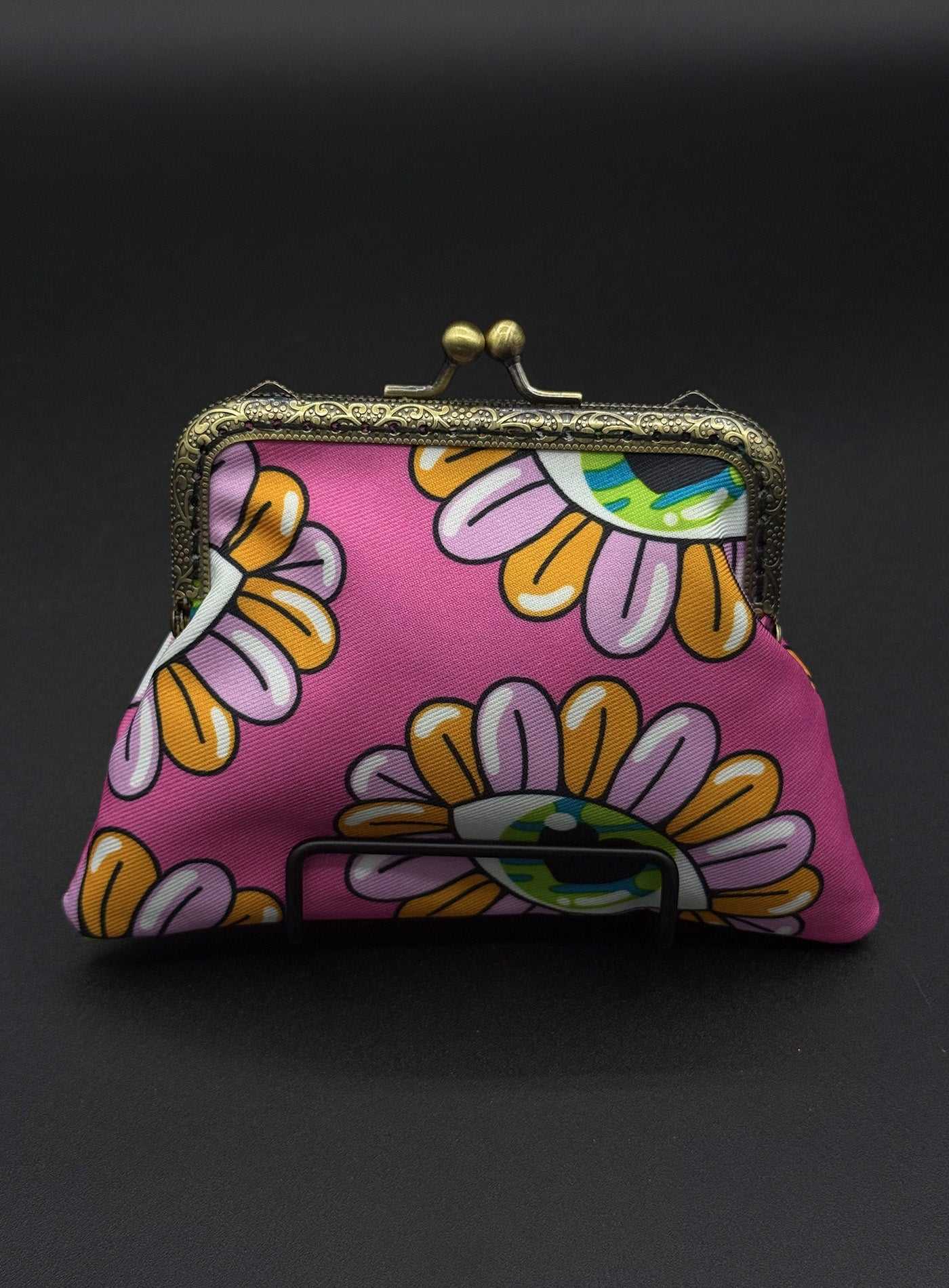 Floral Eye Coin Purse Percacciolo Collection