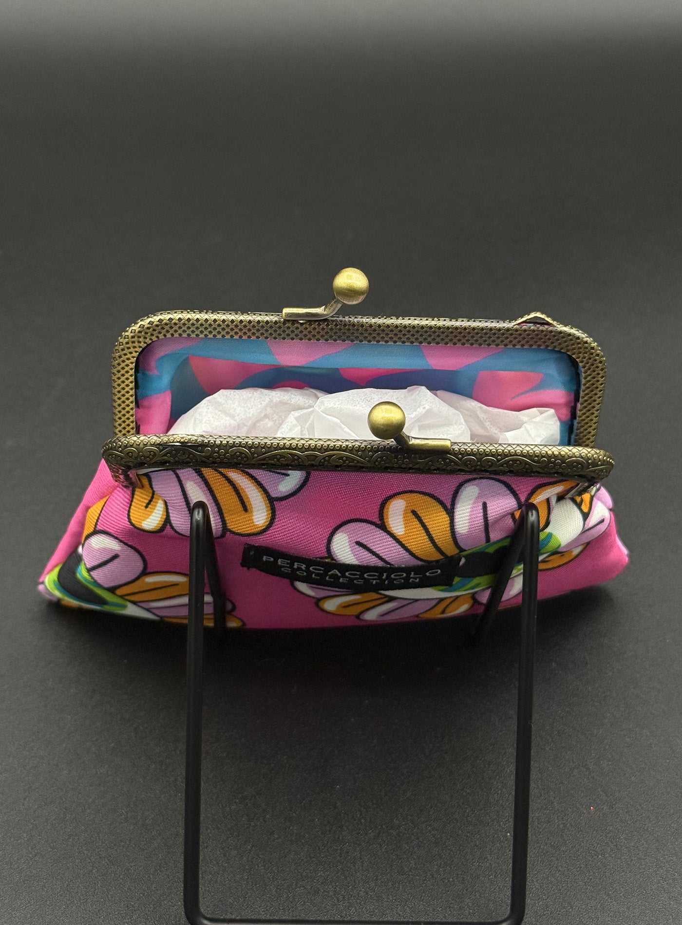 Floral Eye Coin Purse Percacciolo Collection