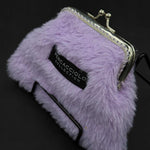 Lavender Fur Coin Purse Percacciolo Collection