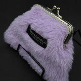 Lavender Fur Coin Purse Percacciolo Collection